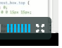 video expand button