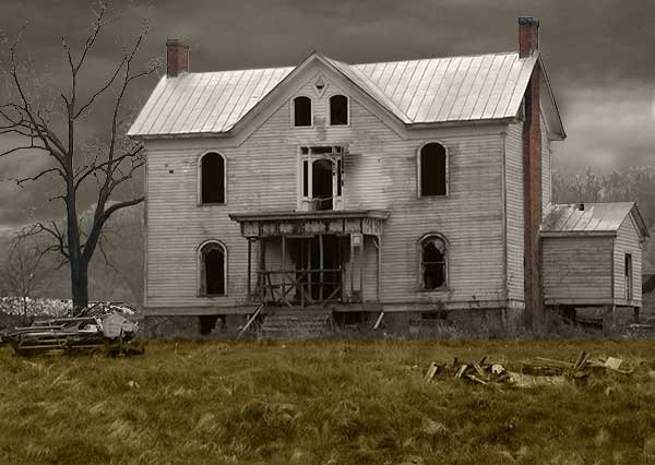 Image of dilapidated house